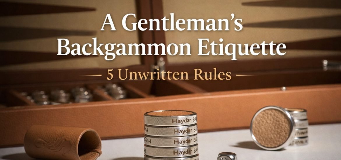 A Gentleman’s Backgammon Etiquette: 5 Unwritten Rules