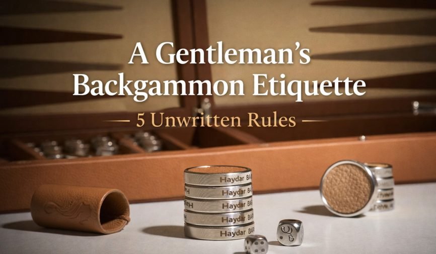 A Gentleman’s Backgammon Etiquette: 5 Unwritten Rules