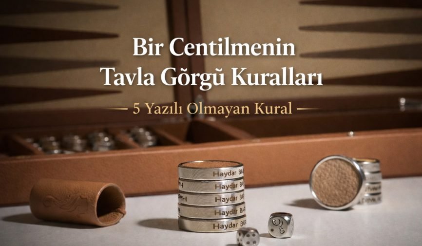 Bir Centilmenin Tavla Görgü Kuralları: 5 Yazılı Olmayan Kural
