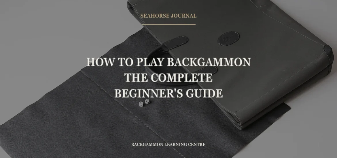 Centered Seahorse Journal cover for “How to Play Backgammon: The Complete Beginner’s Guide”, placed within the safe crop area
