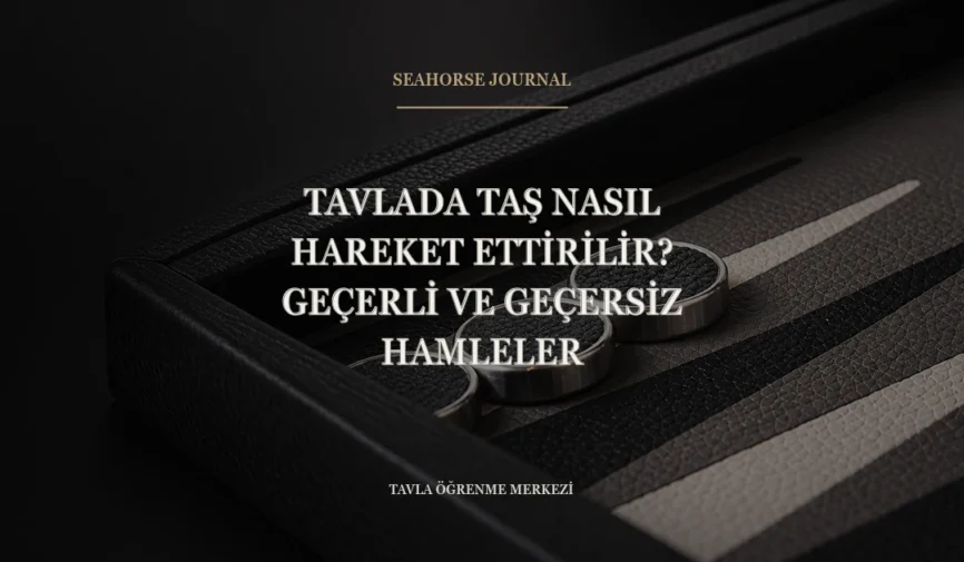 “Tavlada Taş Nasıl Hareket Ettirilir? Geçerli ve Geçersiz Hamleler” için güvenli kırpma alanında ortalanmış Seahorse Journal kapağı